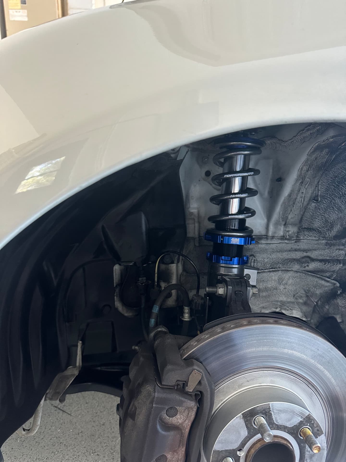 Suspension setup work