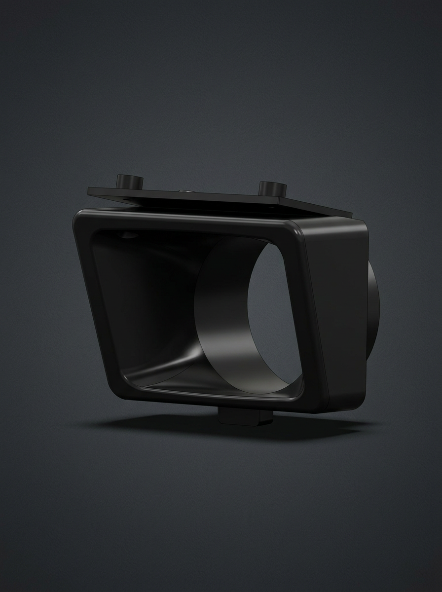 CAD visualization of the Nova front brake cooling duct inlet